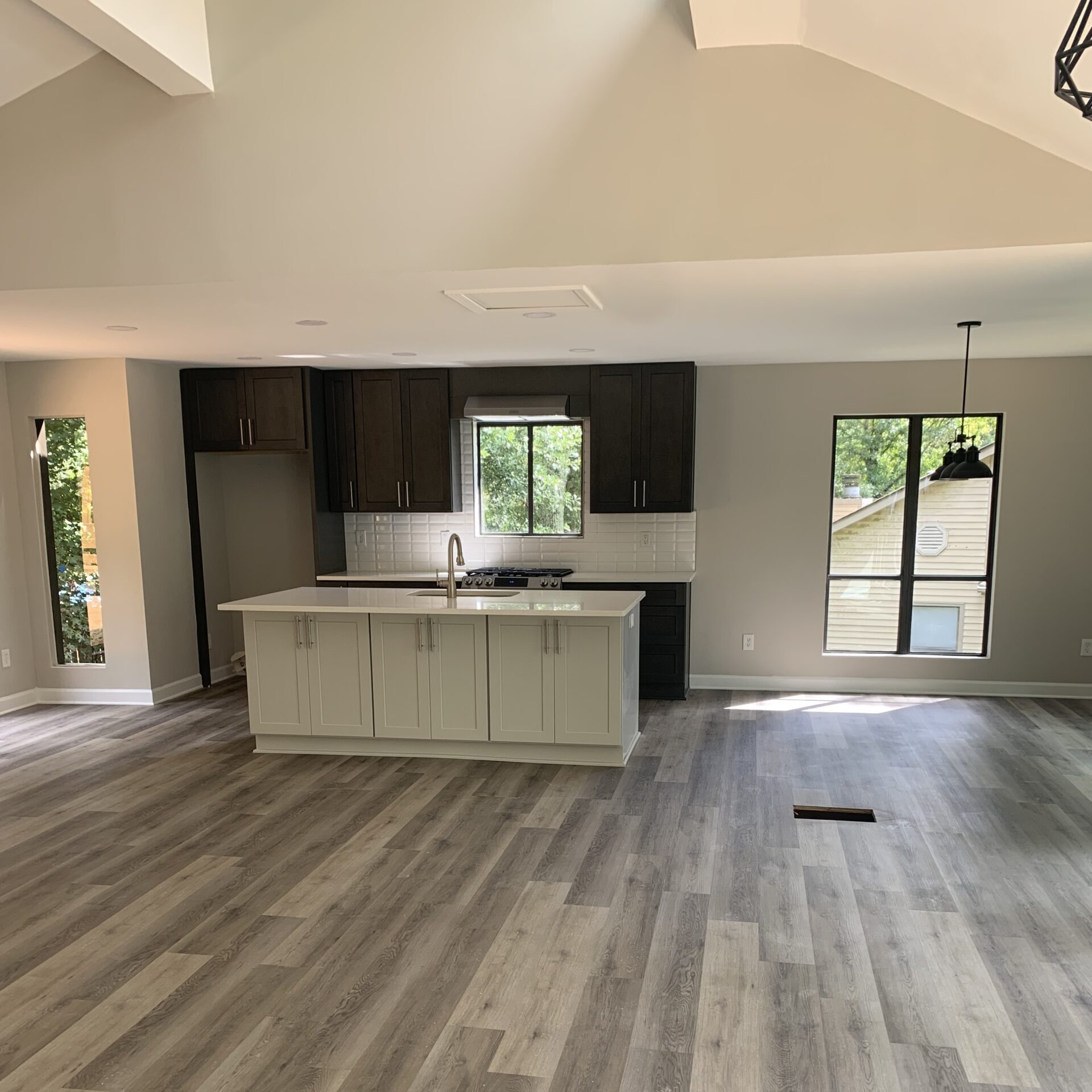 Kitchen remodeling in Duluth GA with open concept layout
